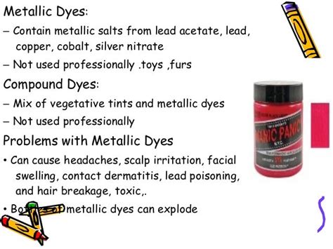 metallic salts in box dye list|metallic salts on hair.